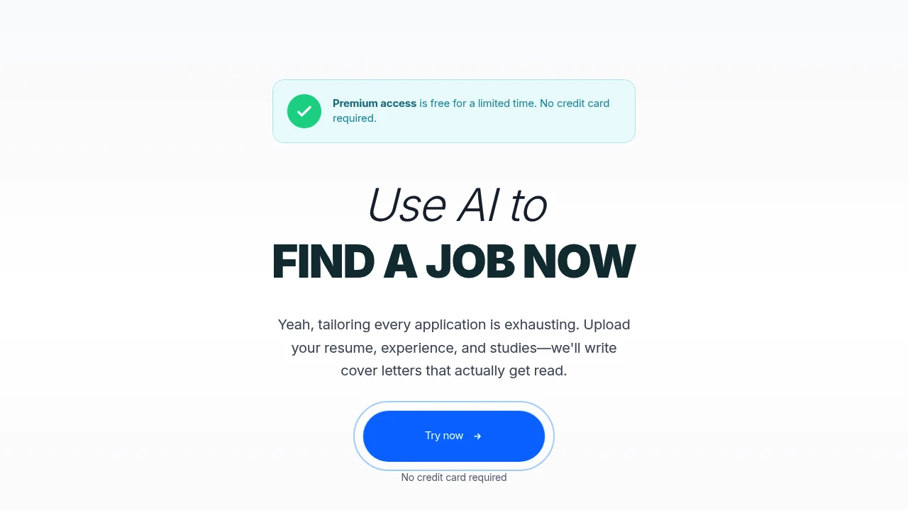 Screenshot of JOBMagical website