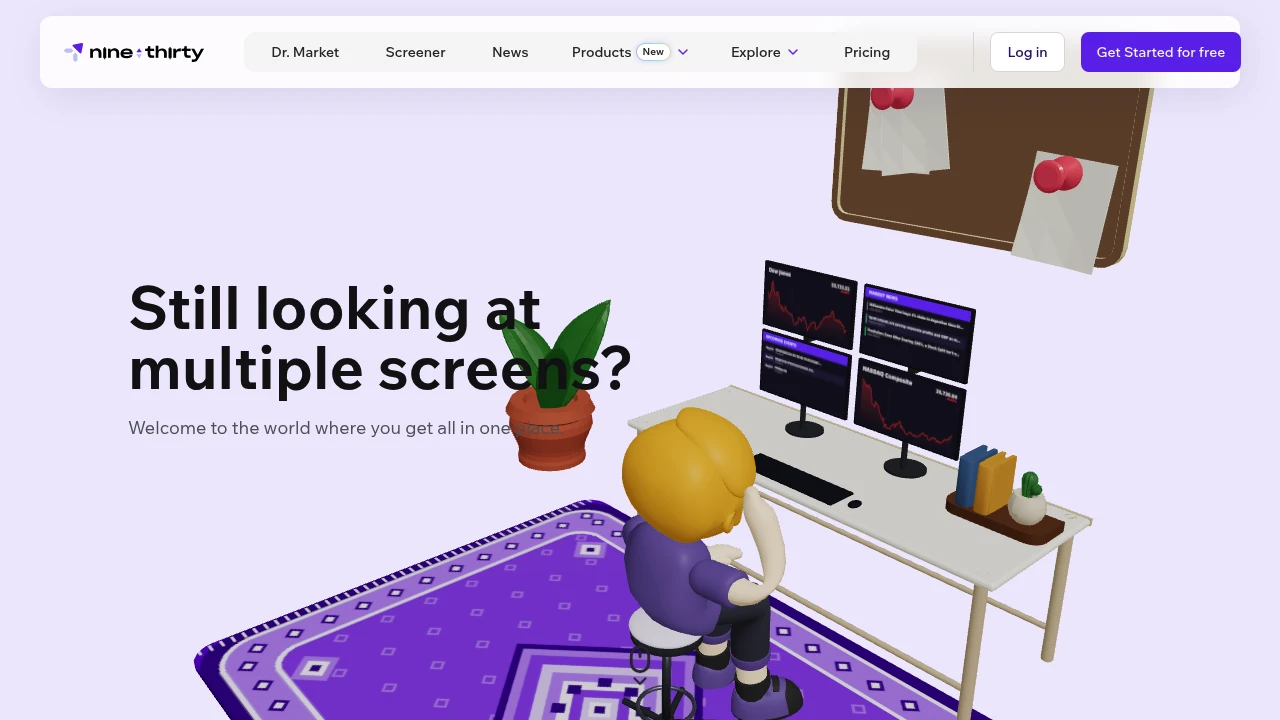 Screenshot of Ninethirty AI website
