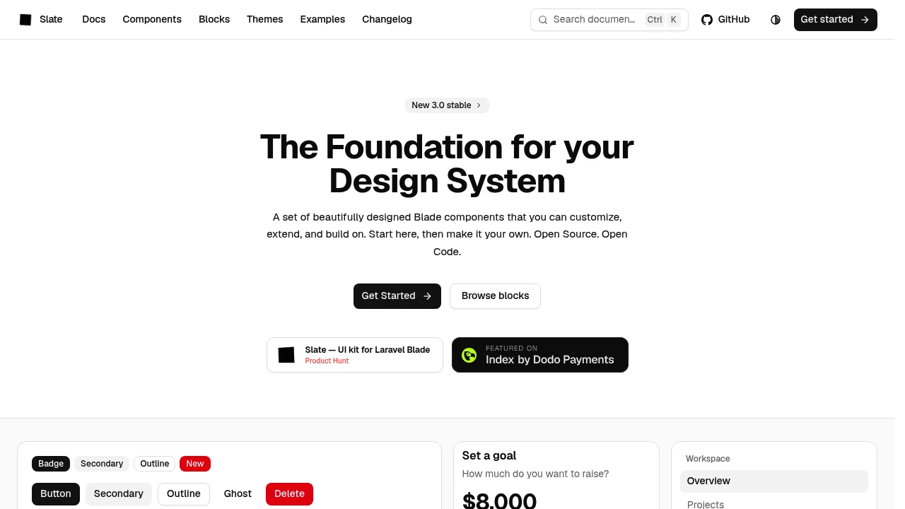 Screenshot of Slate website