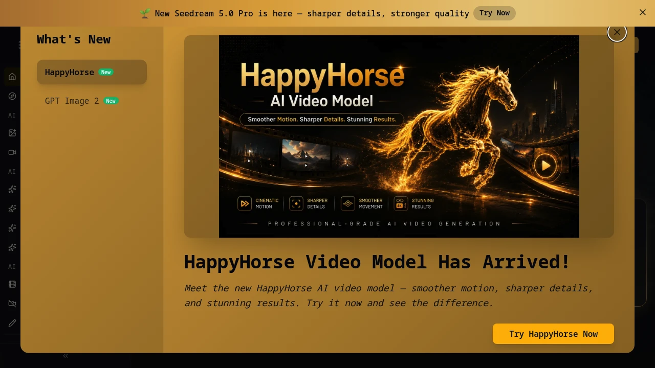 Screenshot of img2.ai website