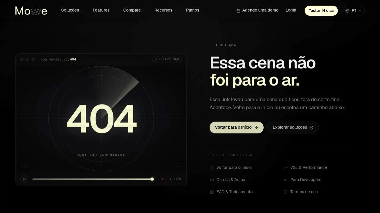 Screenshot of Moviie website