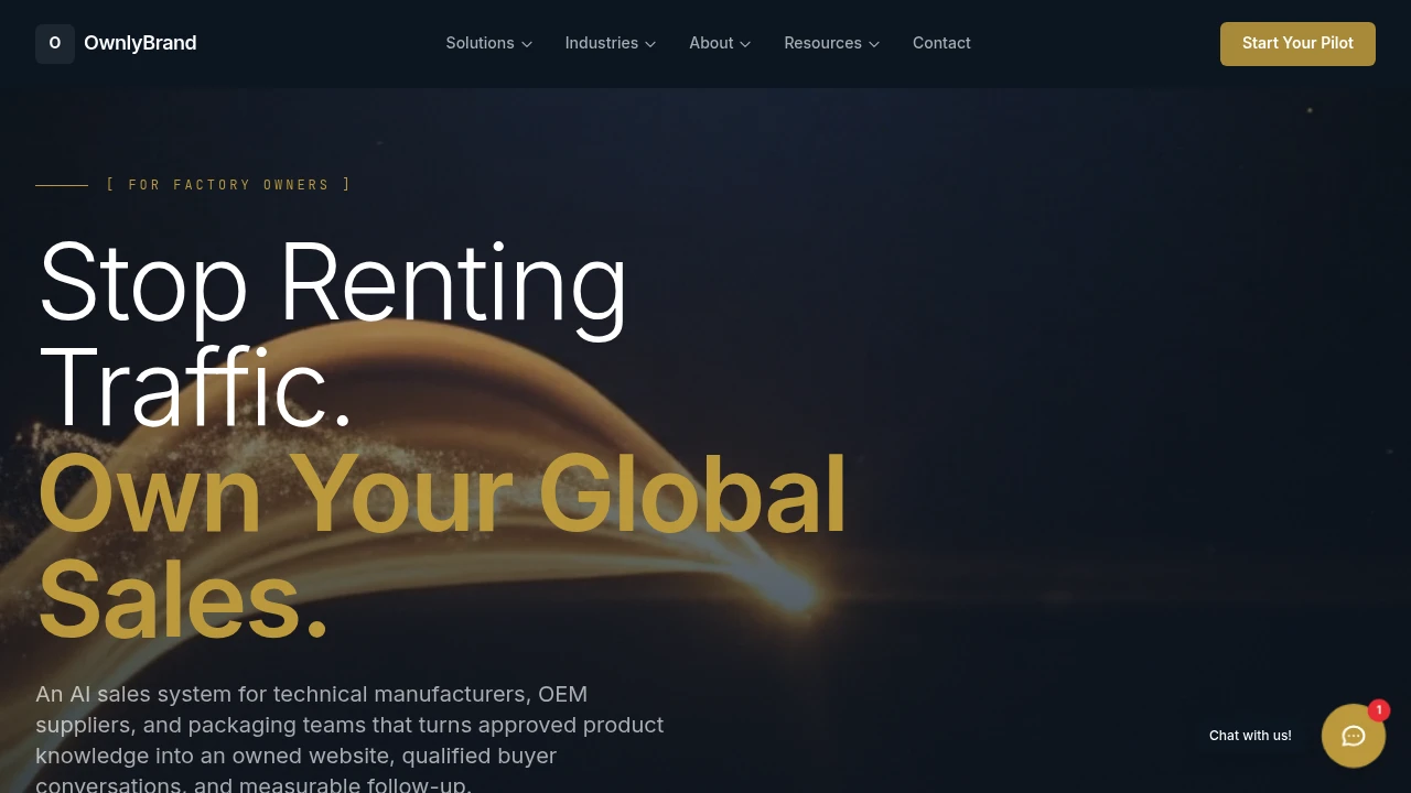 Screenshot of OwnlyBrand website