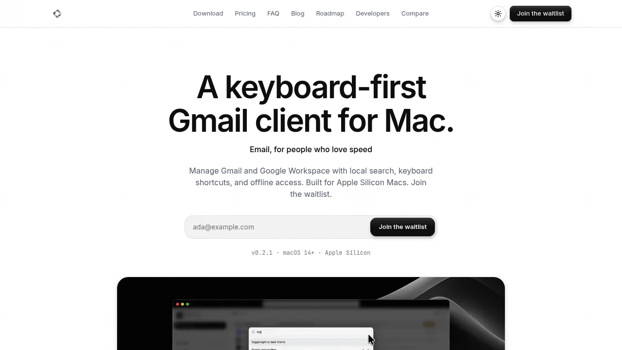 Screenshot of Vithos website