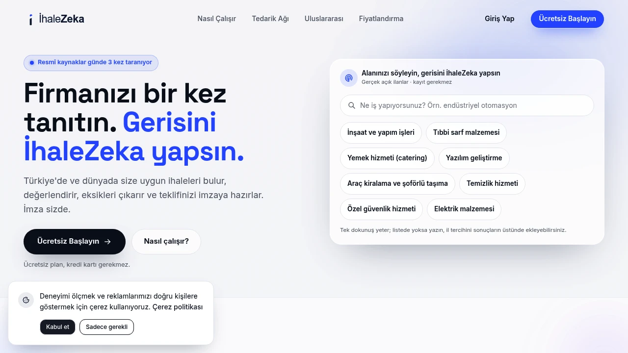 Screenshot of ihalezeka website