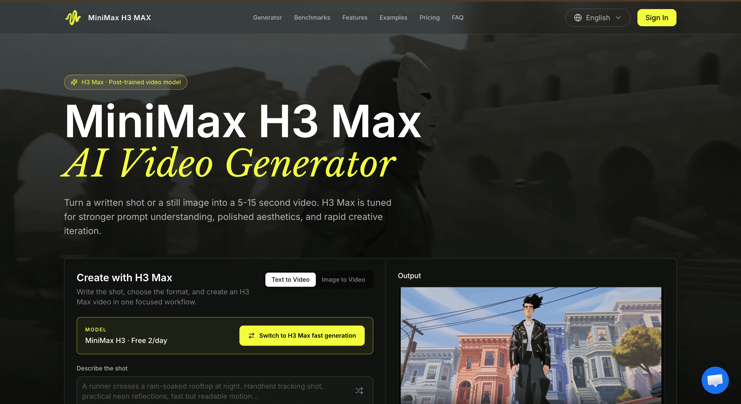 Screenshot of h3max.video website